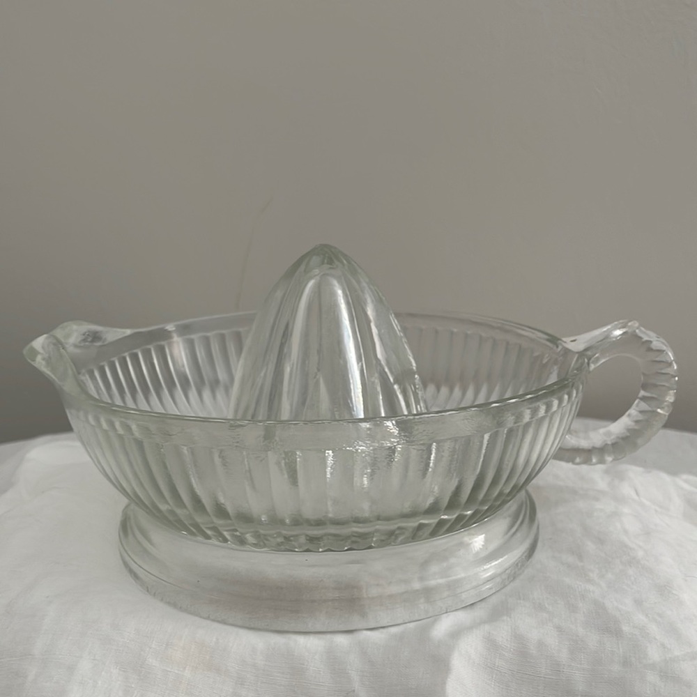 Antique Glass Juicer